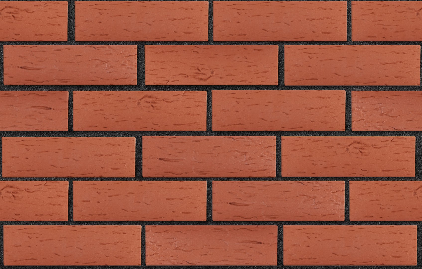 Клинкер фасадный красный "Лондон" ЛСР Классика, поверхность береста